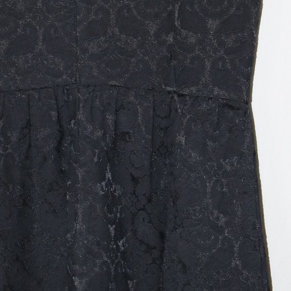 Short Black Suzy Shier Lace/Pearl Dress - Picture 7 of 8